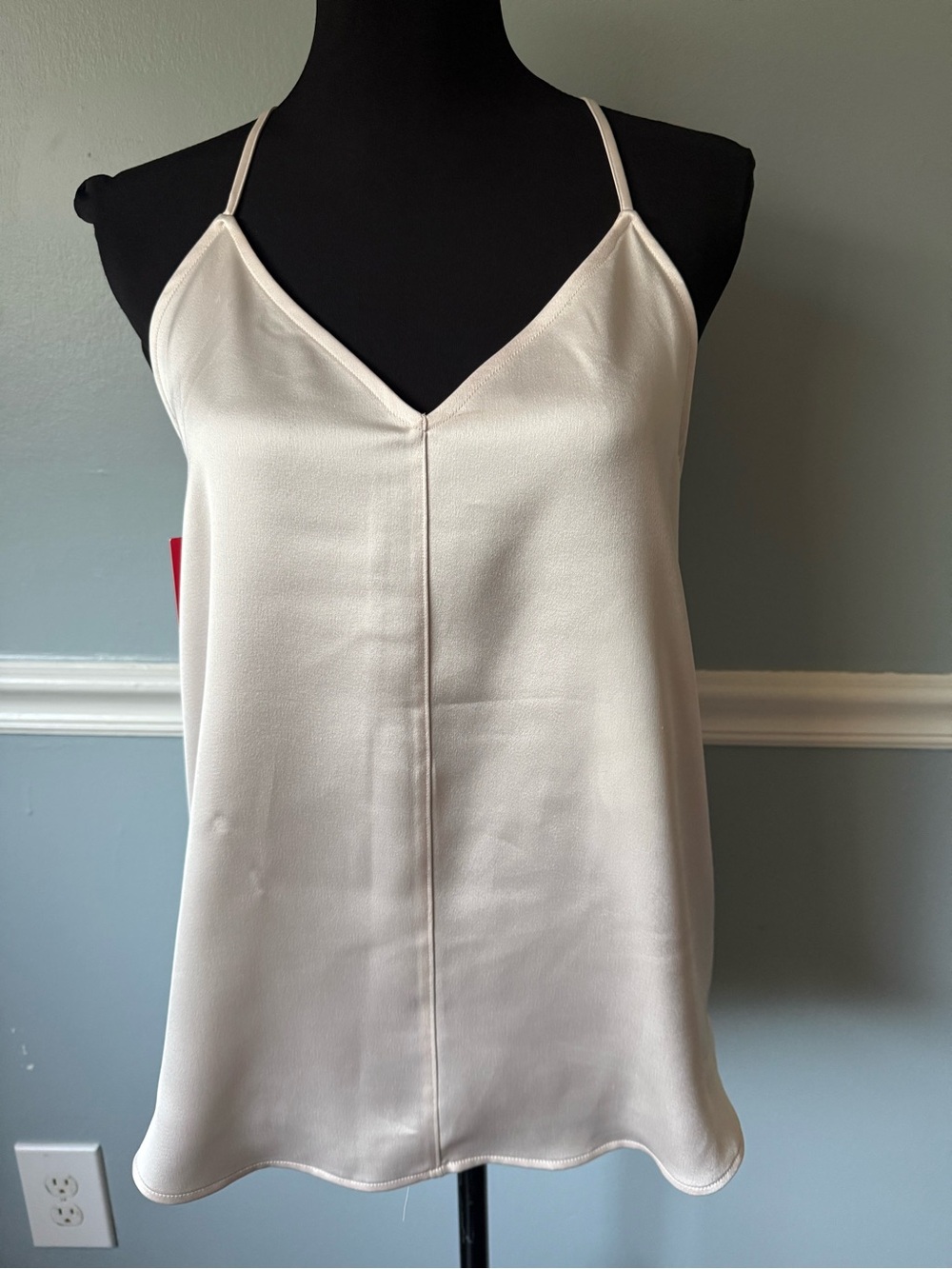 SPANX Cream V-Neck Silky Cami S